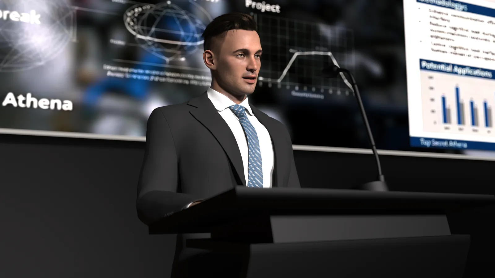 A classified Project Athena briefing